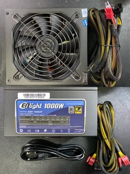 Power Supply BlackSilver Enlight 1000W 80Plus Bronze Second