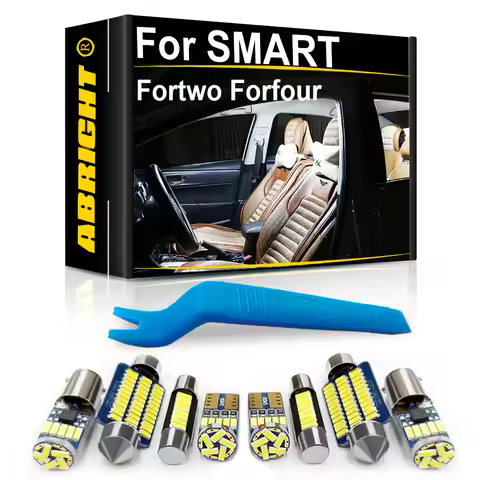 Car Interior LED Light For SMART Fortwo Forfour 450 451 453 454 EQ City-Coupe Cabrio Electric Drive 