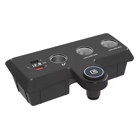 For Volkswagen Polo / Cross Polo / GTI / Blue GT / R WRC Car Charger Cigarette Lighters USB Fast Cha