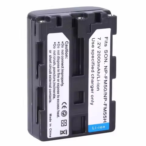 1 Pc NP-FM50 FM50 FM55H Rechargeable Camera Battery For Sony Alpha A100 DSLR-A100 A100K CCD-TRV408 D