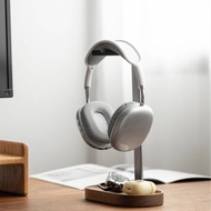 黑胡桃頭戴式耳機支架  桌面收納 鋁合金耳機架 書房電腦男友禮物