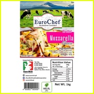 ∆ ▩ ☈ Euro Chef Shredded Mozzarella Cheese 1kg