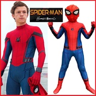 [Fitrhino] Kostum Spiderman HomeComing Kids cosplay topeng kanak superhero mask Baju Budak Costume K
