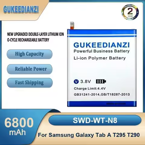 Tablet Battery For Samsung Galaxy Tab A T295 T290 SWD-WT-N8 6800mAh High Capacity