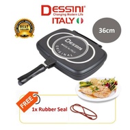 Dessini Grill Pan for Cook Grill Bbq Non Stick Pan / Pemanggang Ajaib