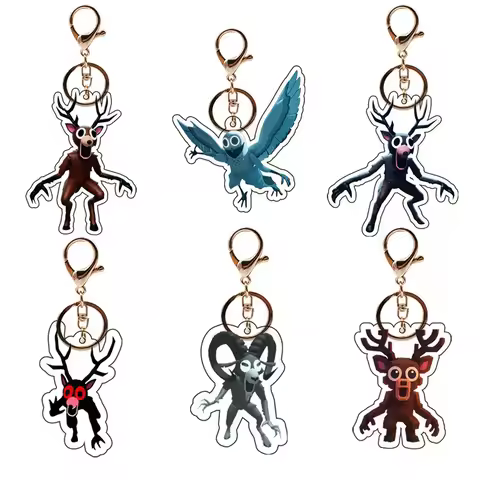New Game 99 nights In The Forest Keychain Bag Accessories Acrylic Pendant 99 nights In The Forest De