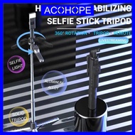 Afope Tongsis Smartphone Selfie Stick Stabilizer Tripod Remote Bluetooth - K28