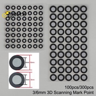 [BBNZDD] 100/300pcs 3x6mm 6x10mm 3D Scanning Mark Point For Creality CR-Scan Raptor/ Otter/ Ferret P