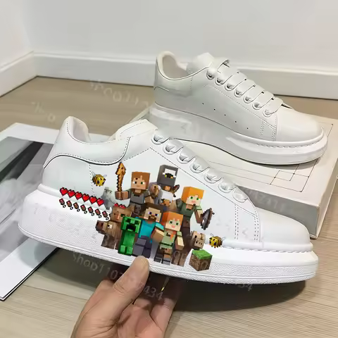 New Model Minecrafts Youth Adult Man Woman Shoes Durable Walking Footwear Sneakers Wholesale Ships i