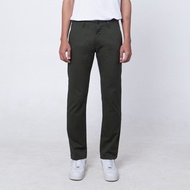 EDWIN JEANS - FREDDY CHINOS - DARK ARMY Celana Panjang - Bottoms Man Reguler Fit