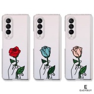 🇰🇷9C9C Rose one piece Samsung Z Fold3 Clear Case 三星 一朵玫瑰 Fold 3 透明手機套
