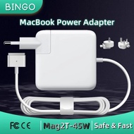 HOT BINGO New 45W Magsafe2-T Charger(14.85V-3.05A)for MacBook Air 11" 13" A1465 A1466 A1436 MD223 MD