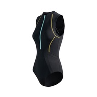 Speedo Womens Hero 6.0 Asia Fit Sleeveless High Neck 1pc Black/Blue/Yellow_8-16089H914
