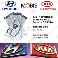 Kia Hyundai Mobis 100K Timing Belt Kit Set Santa FE XG 2.7 00-06 Tucson V6 Sorento 3.5 Petrol FU41 X
