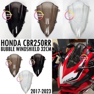 HONDA CBR250RR CBR250 RR 2017 - 2023 WINDSHIELD 32CM WINDSCREEN FAIRING VISOR CERMIN HEAD LAMP SIDE 