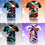 Kaos Jersey Olahraga Badminton Felet Motif ABSTRAK Cepat Kering Origiinal