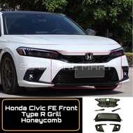 HONDA CIVIC FE 2022 FRONT GRILL GRILLE TYPE R ABS MATERIAL HIGH QUANLITY CIVIC FE TYPE R GRILL HONEY
