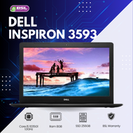 dell Inspiron 3593 CPU i5 GEN 10 / 8GB / SSD 256GB หน้าจอใหญ่ เต็มตา  USED Laptop โน๊ตบุ๊คมือสอง