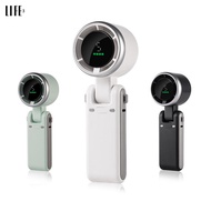 3Life N607 Handheld Turbofan Mini Foldable Fan With Digital Display 5 Wind Speeds Angle Adjustable