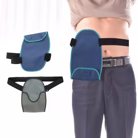 Cover Colostomy Pouch Portable Washable Waterproof Stretchy Adjusted Belt Cover Ostomy Pouch Nylon P