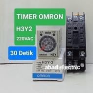 OMRON TIMER H3Y2 H3Y-2 30 seconds 220vac