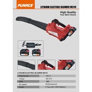 PUNACE M319 Cordless Lithium Battery Blower 600 Watt(Brusch Less Motor) 2 x 21V 4.0Ah Battery and 1 