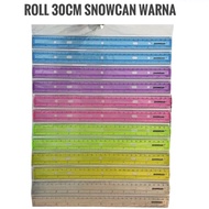 Snowcan Color Ruler 30 CM/ Long Color Ruler Festive Ruler