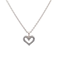 Jewellista สร้อยคอพร้อมจี้หัวใจรุ่น Zuri เงินแท้ ประดับด้วยพลอย Cubic Zirconia