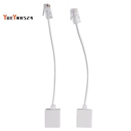 2 socket 8P4C / RJ45 male RJ11 6P4C to female M / F Adapter telephone Ethernet