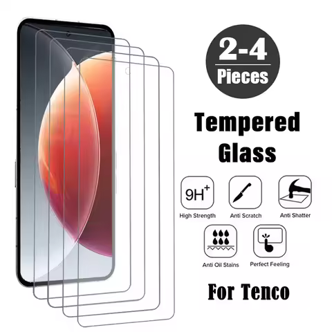 2-4Pcs Screen Protectors for Tecno Camon 30 20 19 Pro Neo 18T 18P Tempered Glass for Camon 30 20 18 