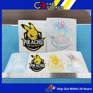 PIKACHU POKEMON CAR MOTOR STICKER / CS460