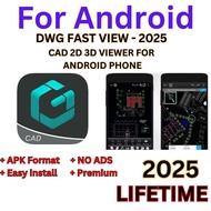 FOR ANDROID - FASTVIEW DRAWING VIEWER AND EDITOR 2025 - AUTOCAD DWG VIEWER AND EDITOR FOR ANDROID