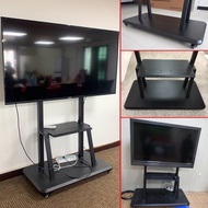 🚀Portable LCD TV Bracket Floor Rack All-in-One Rack Display Trolley with Wheels70/110Inch