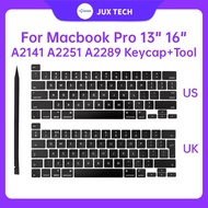 New Keyboard Cap For Macbook 13'' 16'' US UK A2141 A2289 A2251 Keycaps 2019-2020