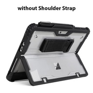 Drop-Resistant Rugged Case for Microsoft Surface Pro 9 Case with Shoulder Strap Hand Strap & Stylus 