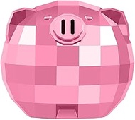 Okgoveila 25cm*24cm*20cm 3D diamond Piggy Bank Art Fluid Splash Paint Graffiti PIG Large-Capacity st