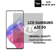 Wholesale LCD Samsung A53 5G Fingr print plus frame Fullset Touchscreen ORIGINAL 100% 1 Month Warran