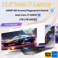 3 ปี + COD รับประกันแล็ปท็อปแบบพกพา Windows 11 15.6 นิ้ว 2TB SSD 16GB RAM Intel i7-8500Y 5G WIFI 202
