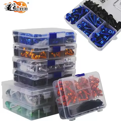 A Set M6 M5 Fairing Bolts Kit Bodywork Fasteners Screws Nut For Suzuki BURGMAN 650 400 125 200 250 A