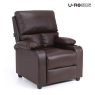 U-RO DECOR รุ่น ANGOLA (แองโกลา) เก้าอี้/โซฟาพักผ่อนปรับนอนได้พร้อมที่รองแก้วน้ำ เก้าอี้พักผ่อน เก้าอี้หนัง อาร์มแชร์ เก้าอี้เพื่อสุขภาพ เก้าอี้ดีไซน์ โฮมเธียเตอร์ 170 องศา RECLINER RECLINING CHAIR SOFA