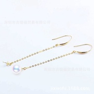 18K Gold Ear Hook Rose Gold Hanging Wire Ear Hook Hanging Wire Au750K Gold Ear Hook Ear Ear Wire wit