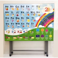 Kid Study Learning Table | ABC Table | ABC Meja | ABC Folding Writing Study Desk | Meja Belajar Kana