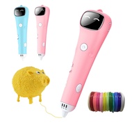 3D Pen Set With Pcl Filament LCD Display 3D Drawing Pen Toy For Boy Girl