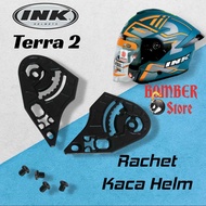INK Terra 2 Helmet Glass Mount Ratchet, INK Terra Helmet Glass Ratchet All Variants