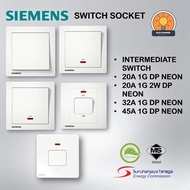 SIEMENS Switch White | 10A 1G Intermediate / 20A 1G DP / 20A 1G 2W DP / 32A 1G DP / 45A 1G DP | SIRI