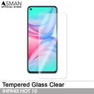 Tempered Glass Infinix Hot 10 (6.78") | Anti Gores Pelindung Kaca Layar Handphone - Bening