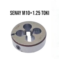 Mata senai M10 x 1.25Baut 14 | Adjustable Round Dies Senai M10x1.25 Toki