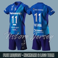 JAPAN VOLLEYBALL JERSEY OSAKA TEAM BLUTEON NISHIDA NEWEST 2026 FREE NAMSET