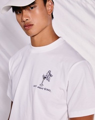 PMITH - White Sip & Sound T- Shirt