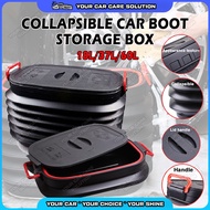Multipurpose Car Boot Organiser Collapsible Storage Box Bucket Plastic Container 18L 37L 60L Kotak S